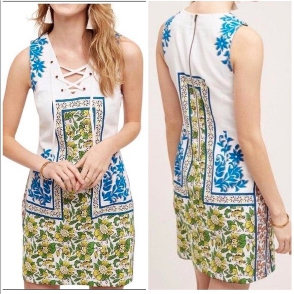 ANTHROPOLOGIE Size XS Plenty by Tracy Reese Tybee Shift Dress Anthro - Picture 10 of 12